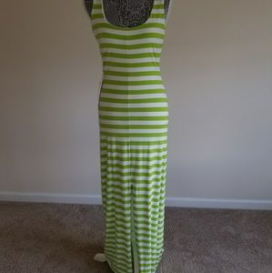 Maxi Dress BEBE.  Front slit.